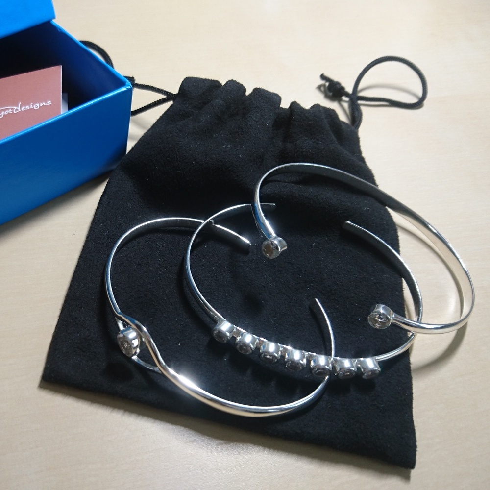 Deb Guyot Designs 3-piece Herkimer Bracelet Set